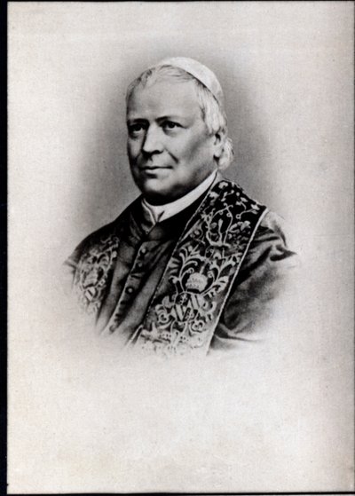 Retrato del Papa Pío IX (Pie IX) (1792-1878) de French Photographer